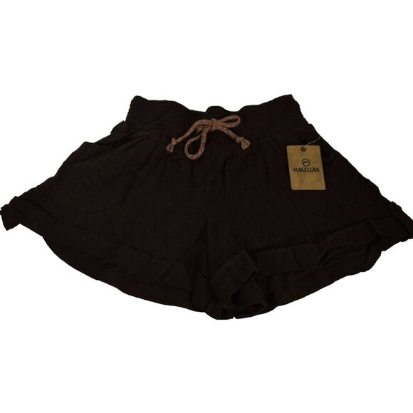 Magellan Outdoors Misses Medium Brown Gauze Cuffed Shorts New with tags - Picture 1 of 4